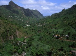 Town of Rui Vaz In Santiago Island - Cape Verde